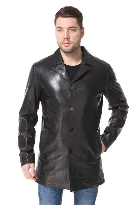 Мужская кожаная куртка из натуральной кожи 0900283
