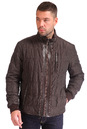 Мужская кожаная куртка из натуральной кожи утепленная с воротником 0900894-2