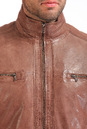Мужская кожаная куртка из натуральной кожи утепленная 0900916-2
