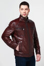 Мужская кожаная куртка из натуральной кожи с воротником 0900174