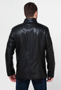 Мужская кожаная куртка из натуральной кожи с воротником 0900179-3