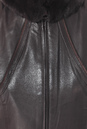 Женская кожаная куртка из натуральной кожи с воротником, отделка кролик 0900122-4