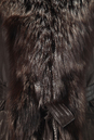 Женская кожаная куртка из натуральной кожи с капюшоном, отделка чернобурка 0900199-5