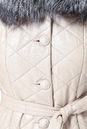 Женская кожаная куртка из натуральной кожи с капюшоном, отделка чернобурка 0900202-4