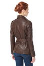 Женская кожаная куртка из натуральной кожи с воротником 0900215-3