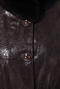 Женская кожаная куртка из натуральной кожи с воротником, отделка кролик 0900218-4