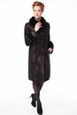 Женское кожаное пальто из натуральной кожи с воротником, отделка норка 0900220-3