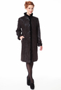 Женское кожаное пальто из натуральной кожи с воротником, отделка норка 0900221-4