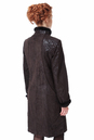 Женское кожаное пальто из натуральной кожи с воротником, отделка норка 0900221-2