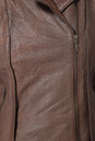 Женская кожаная куртка из натуральной кожи с воротником 0900222-4