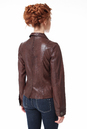 Женская кожаная куртка из натуральной кожи с воротником 0900223-3