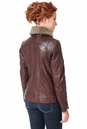 Женская кожаная куртка из натуральной кожи с воротником, отделка овчина 0900224-3