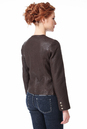Женская кожаная куртка из натуральной кожи с воротником 0900229-3
