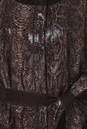 Женская кожаная куртка из натуральной замши с воротником, отделка норка 0900257-3