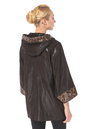 Женская кожаная куртка из натуральной замши (с накатом) с капюшоном 0900262-2