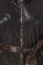 Женская кожаная куртка из натуральной замши (с накатом) с капюшоном 0900262-7 вид сзади