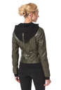 Женская кожаная куртка из натуральной кожи с капюшоном 0900263-6