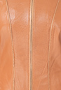 Женская кожаная куртка из натуральной кожи без воротника 0900264-2 вид сзади
