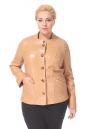 Женская кожаная куртка из натуральной кожи без воротника 0900270-7