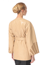 Женская кожаная куртка из натуральной кожи без воротника 0900276-2