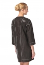 Женское кожаное пальто из натуральной кожи с воротником 0900277-4