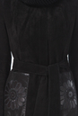 Женское кожаное пальто из натуральной замши с воротником 0900293-3