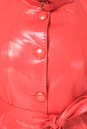 Женская кожаная куртка из натуральной кожи с воротником 0900302-8 вид сзади