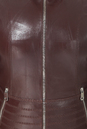Женская кожаная куртка из натуральной кожи с воротником 0900303-6 вид сзади