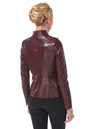 Женская кожаная куртка из натуральной кожи с воротником 0900305-3