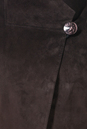 Женская кожаная куртка из натуральной замши с воротником 0900310-7 вид сзади