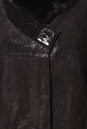 Женское кожаное пальто из натуральной замши с воротником, отделка норка 0900353-3
