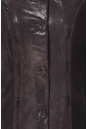 Женская кожаная куртка из натуральной замши с воротником,  отделка норка 0900354-2