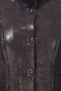 Женская кожаная куртка из натуральной замши с воротником,  отделка норка 0900354-4