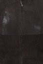 Женское кожаное пальто из натуральной замши (с накатом) с воротником 0900356-6