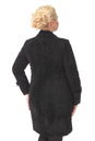 Женское кожаное пальто из натуральной замши с воротником, отделка песец 0900361-2