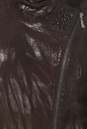 Женская кожаная куртка из натуральной замши (с накатом) с воротником 0900411-7 вид сзади
