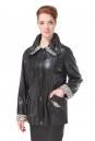 Женская кожаная куртка из натуральной кожи с воротником 0900433
