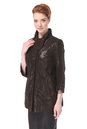 Женская кожаная куртка из натуральной замши (с накатом) с воротником 0900434