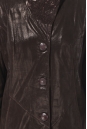 Женская кожаная куртка из натуральной замши (с накатом) с воротником 0900434-3