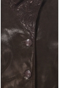 Женская кожаная куртка из натуральной замши (с накатом) с воротником 0900434-5 вид сзади