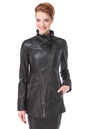 Женская кожаная куртка из натуральной кожи с воротником 0900438