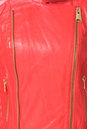 Женская кожаная куртка из натуральной кожи с воротником 0900447-4