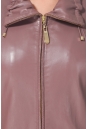 Женская кожаная куртка из натуральной кожи с воротником 0900471-4
