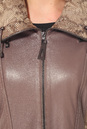 Женская кожаная куртка из натуральной кожи с капюшоном 0900485-4