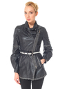 Женская кожаная куртка из натуральной кожи с воротником 0900498