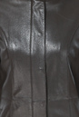 Женское кожаное пальто из натуральной кожи с воротником 0900502-3