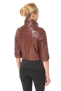 Женская кожаная куртка из натуральной кожи с воротником 0900508-3