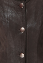 Женское кожаное пальто из натуральной замши (с накатом) с воротником 0900516-3