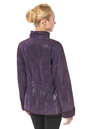 Женская кожаная куртка из натуральной замши с воротником 0900518-3
