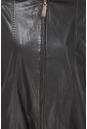 Женская кожаная куртка из натуральной кожи с капюшоном, отделка норка 0900532-4